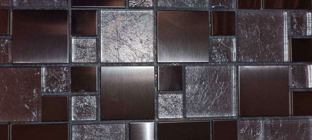 Shiney and sparkly mozaic tiles