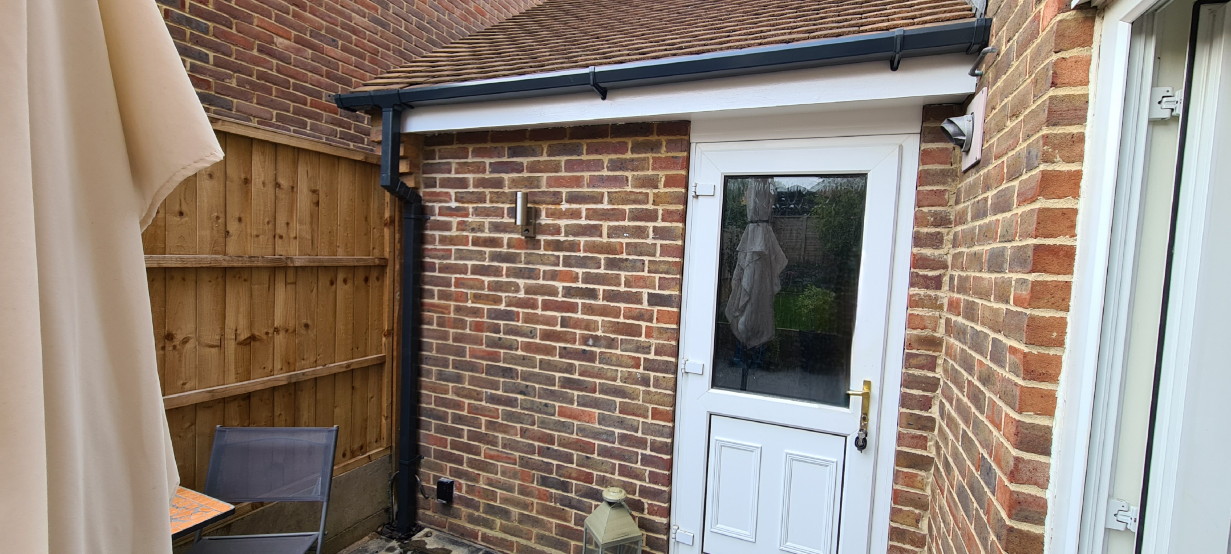 Fully repaired and finished fascia, soffits and guttering